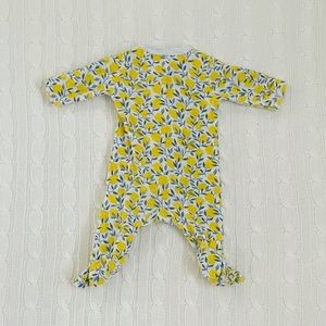 Isaac Mizrahi 0-3 month lemon zipper onesie